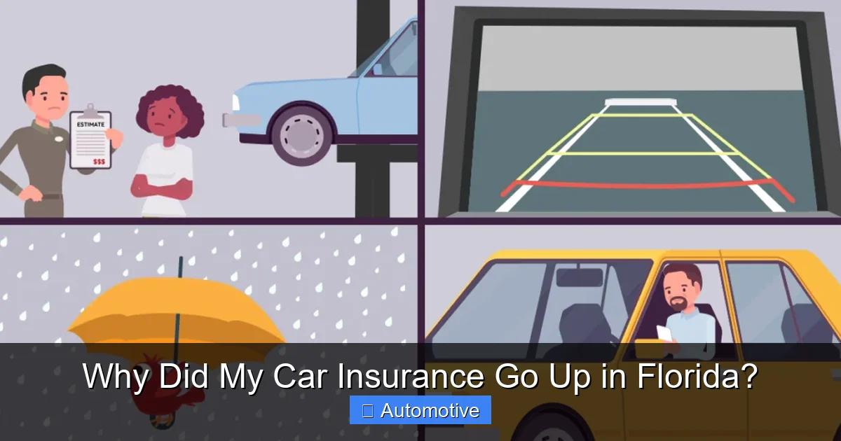 Why Did My Car Insurance Go Up in Florida?