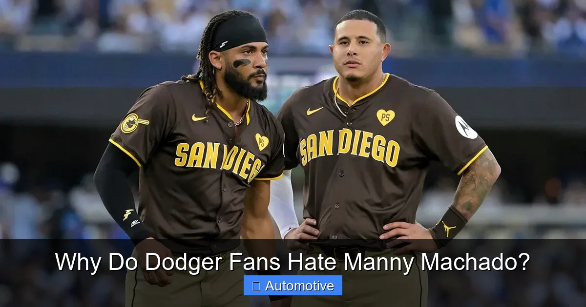 Why Do Dodger Fans Hate Manny Machado?