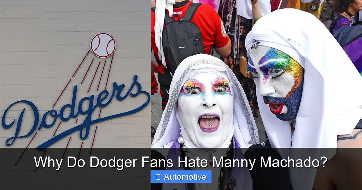 Why Do Dodger Fans Hate Manny Machado?