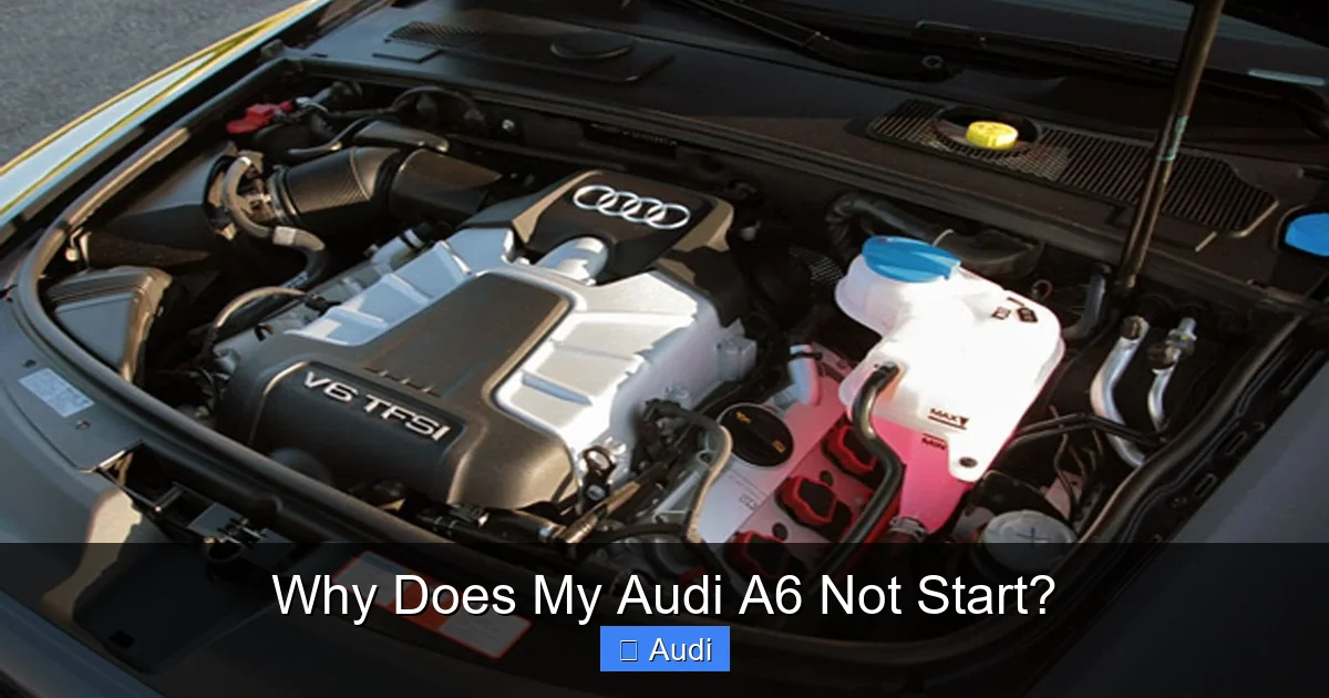 Why Does My Audi A6 Not Start?