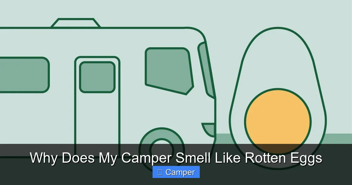 Why Does My Camper Smell Like Rotten Eggs