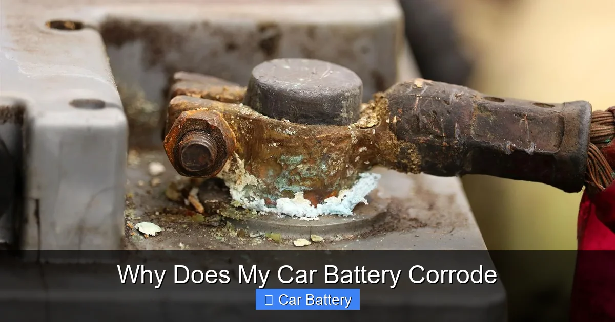Why Does My Car Battery Corrode