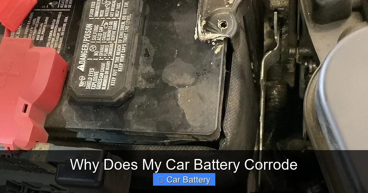 Why Does My Car Battery Corrode