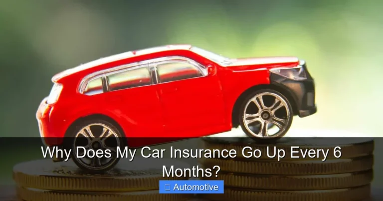 Why Does My Car Insurance Go Up Every 6 Months?