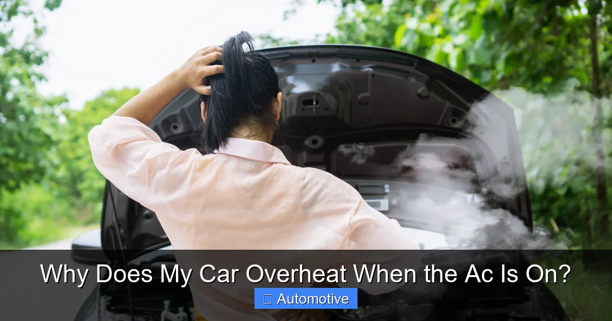 Why Does My Car Overheat When the Ac Is On?