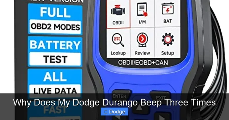 Why Does My Dodge Durango Beep Three Times