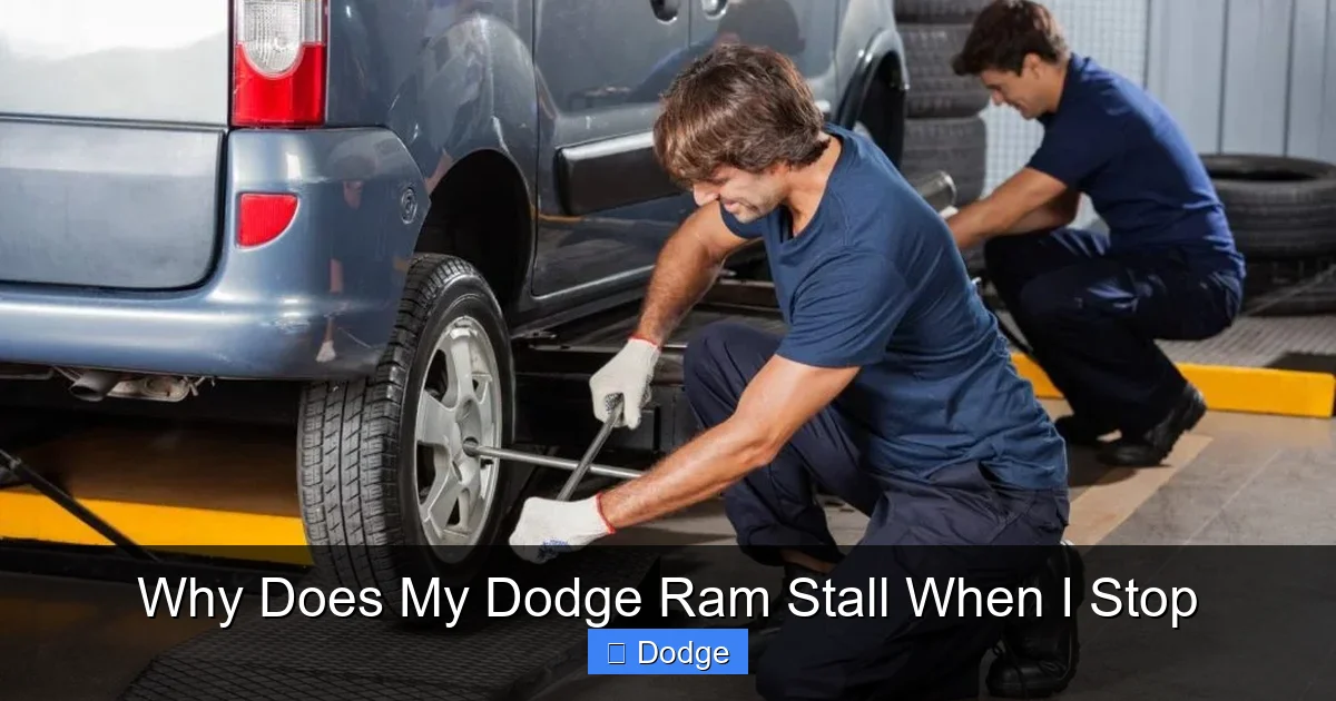 Why Does My Dodge Ram Stall When I Stop