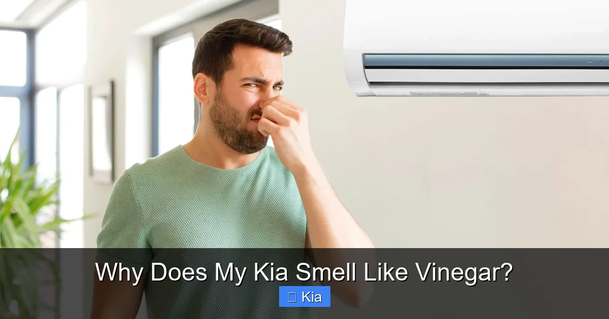 Why Does My Kia Smell Like Vinegar?