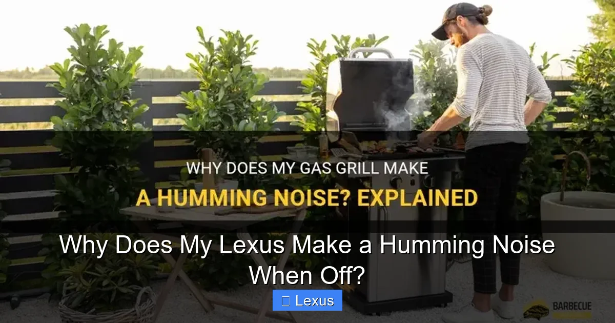 Why Does My Lexus Make a Humming Noise When Off?
