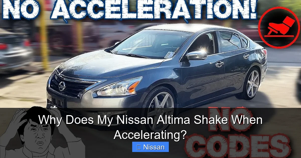 Why Does My Nissan Altima Shake When Accelerating?