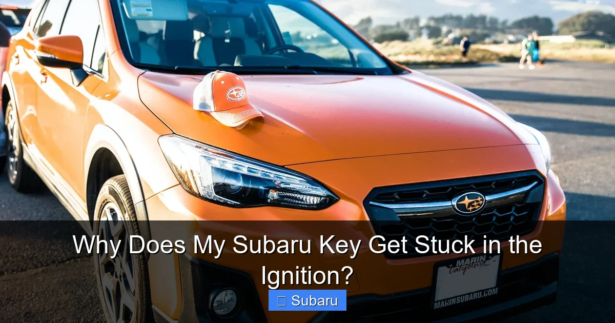 Why Does My Subaru Key Get Stuck in the Ignition?