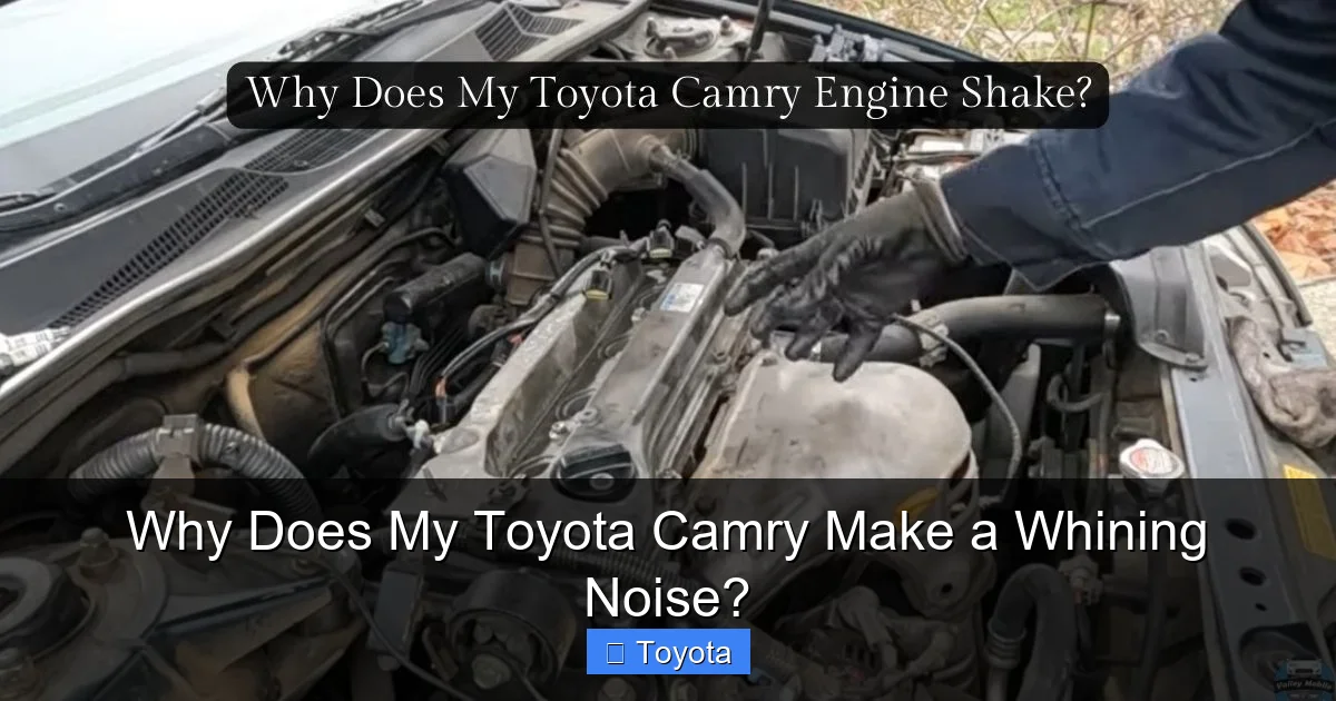 Why Does My Toyota Camry Make a Whining Noise?