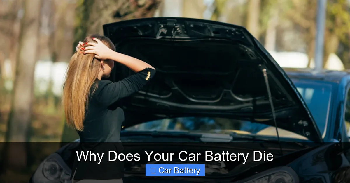 Why Does Your Car Battery Die