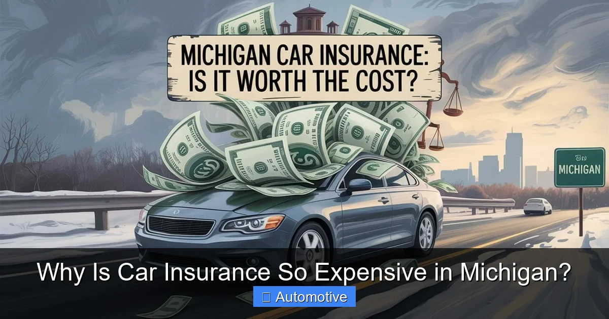 Why Is Car Insurance So Expensive in Michigan?