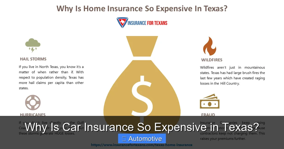 Why Is Car Insurance So Expensive in Texas?