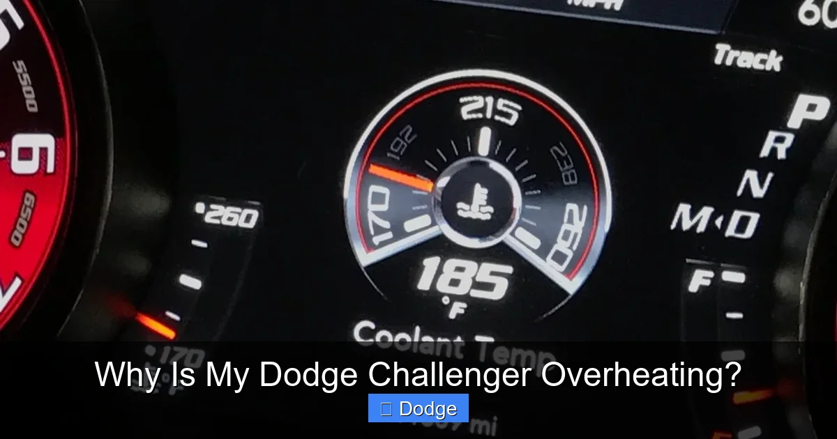 Why Is My Dodge Challenger Overheating?