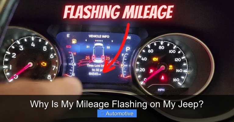 Why Is My Mileage Flashing on My Jeep?