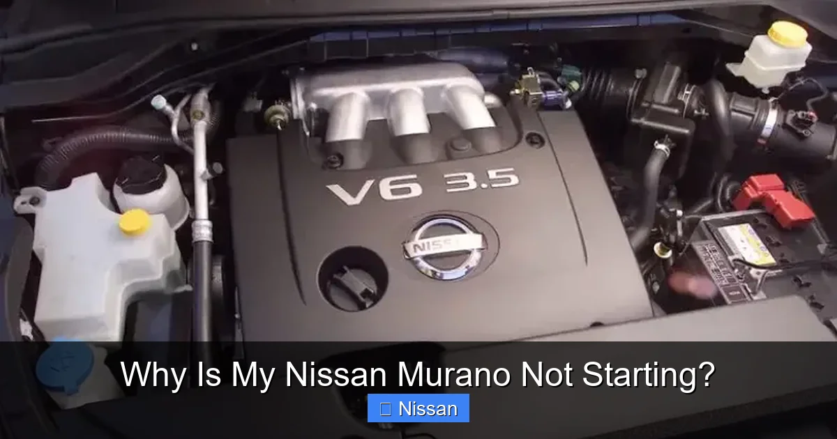 Why Is My Nissan Murano Not Starting?