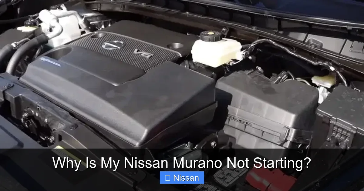 Why Is My Nissan Murano Not Starting?