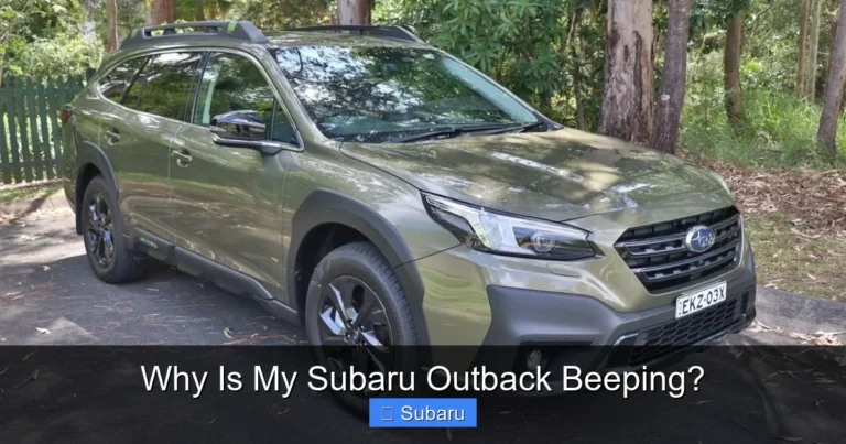 Why Is My Subaru Outback Beeping?