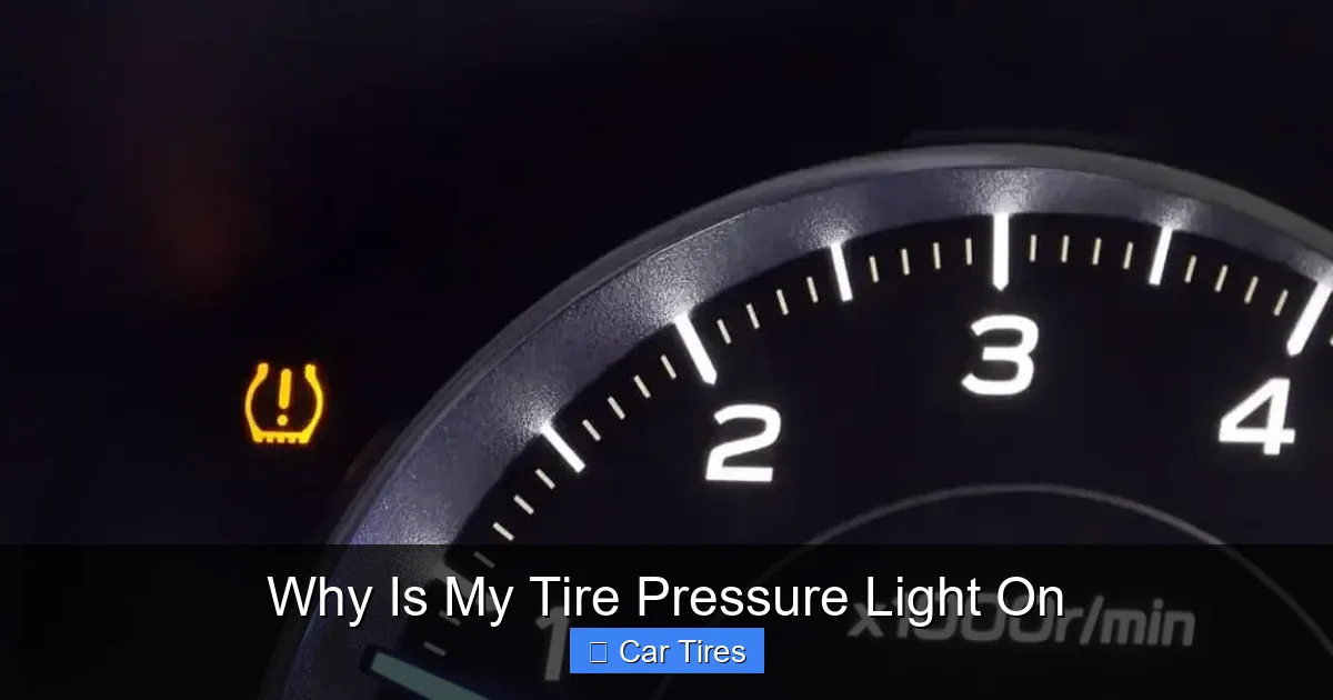 Why Is My Tire Pressure Light On