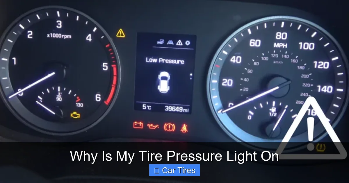 Why Is My Tire Pressure Light On