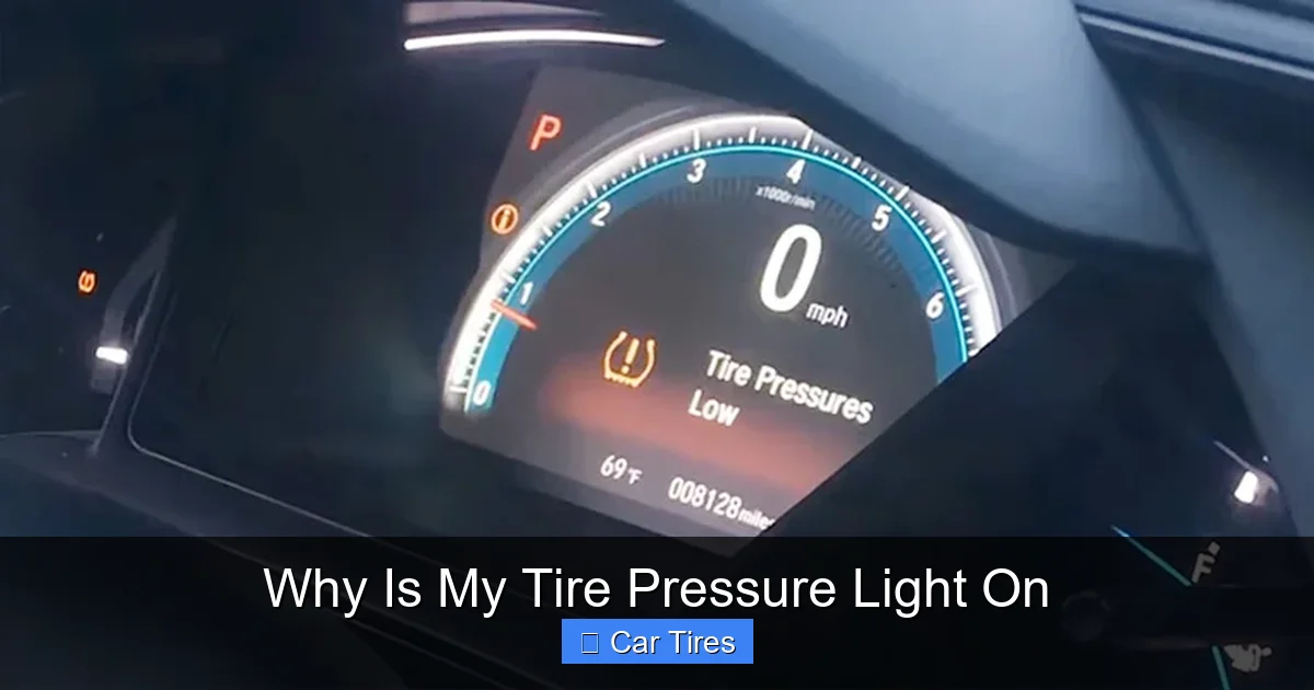 Why Is My Tire Pressure Light On