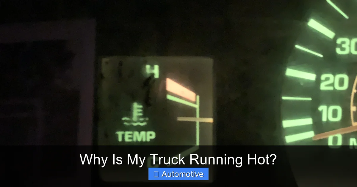 Why Is My Truck Running Hot?