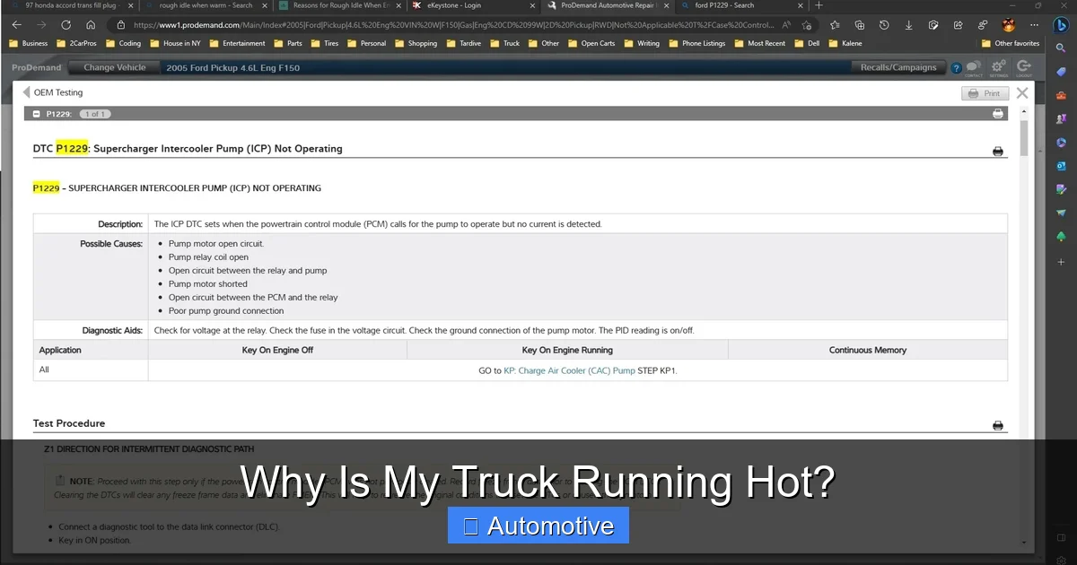 Why Is My Truck Running Hot?