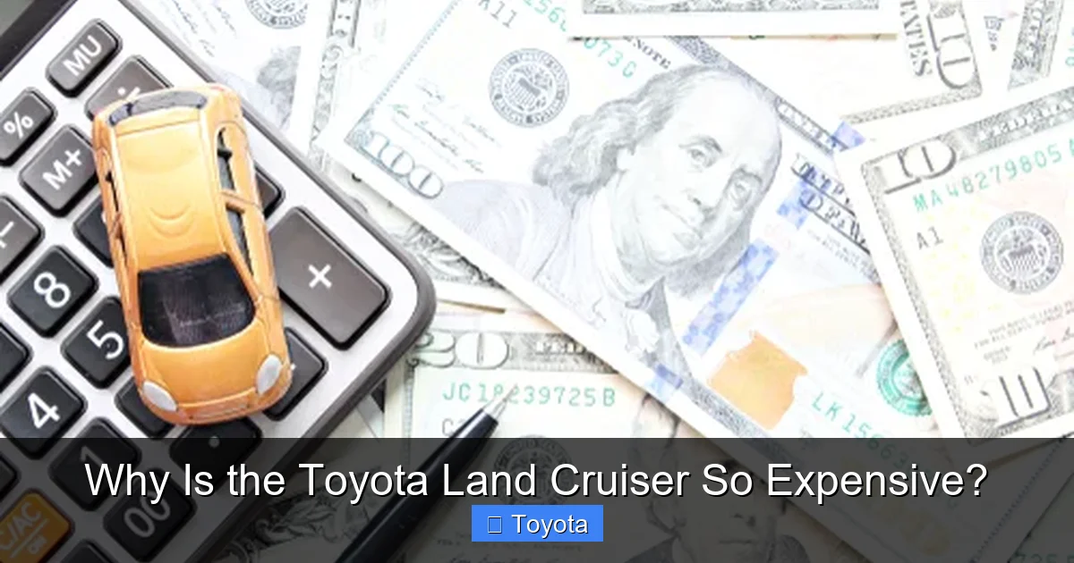 Why Is the Toyota Land Cruiser So Expensive?