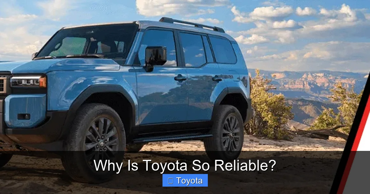 Why Is Toyota So Reliable?