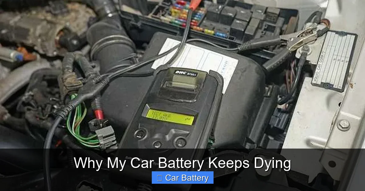 Why My Car Battery Keeps Dying