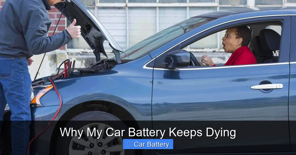 Why My Car Battery Keeps Dying