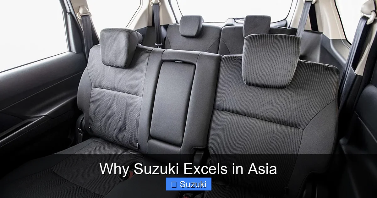 Why Suzuki Excels in Asia
