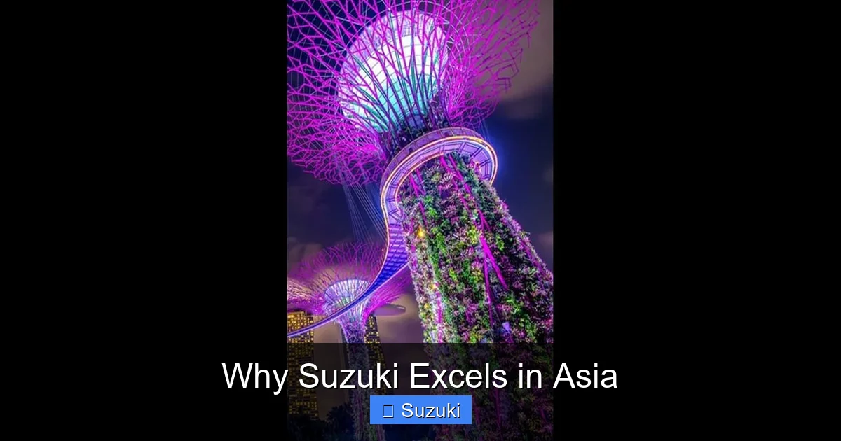 Why Suzuki Excels in Asia