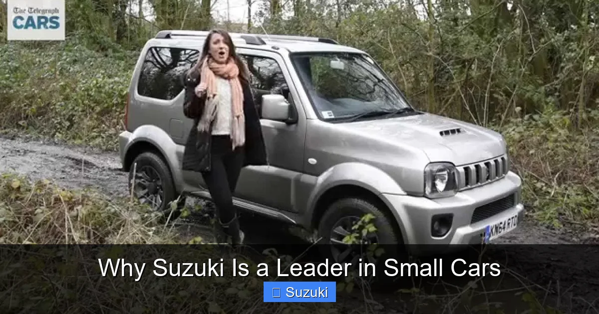 Why Suzuki Is a Leader in Small Cars