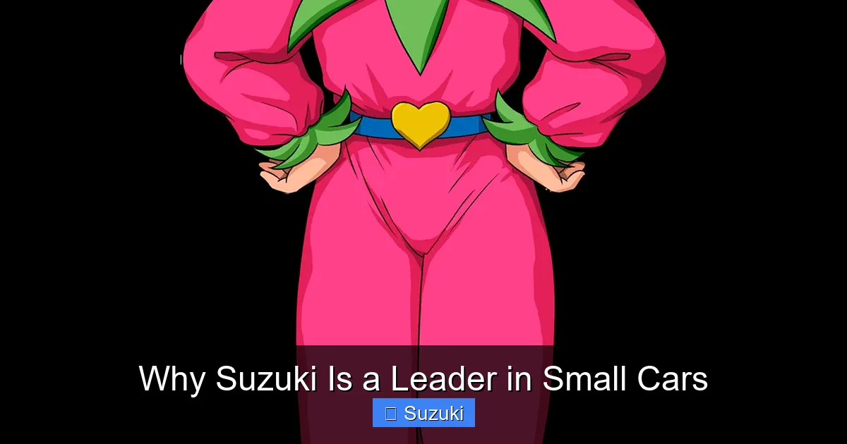Why Suzuki Is a Leader in Small Cars