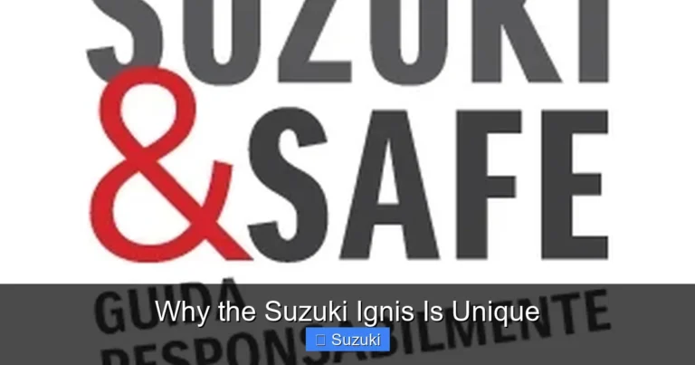 Why the Suzuki Ignis Is Unique