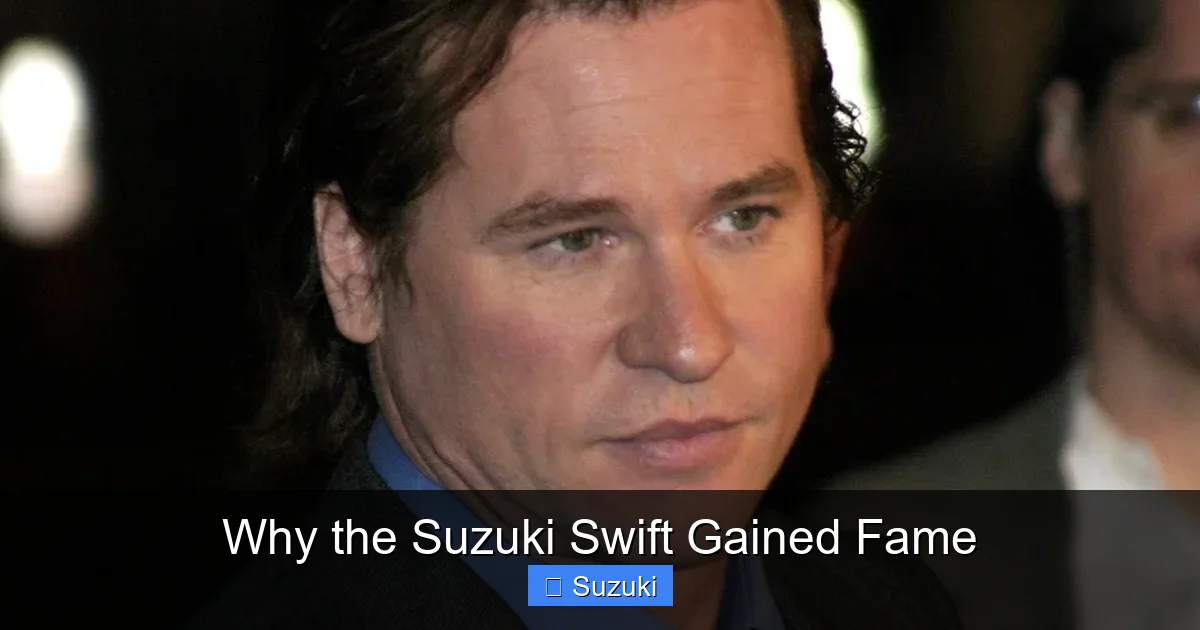 Why the Suzuki Swift Gained Fame