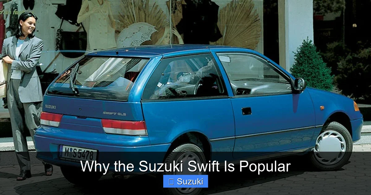 Why the Suzuki Swift Is Popular