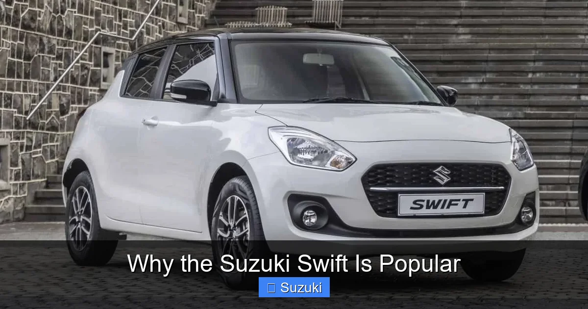 Why the Suzuki Swift Is Popular