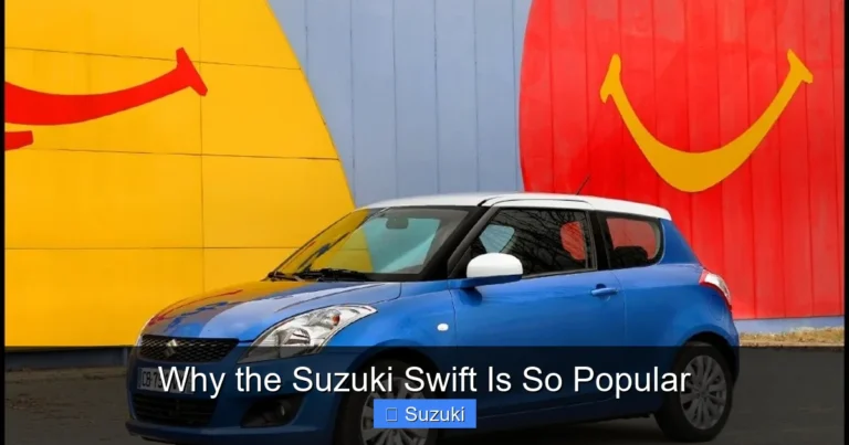 Why the Suzuki Swift Is So Popular