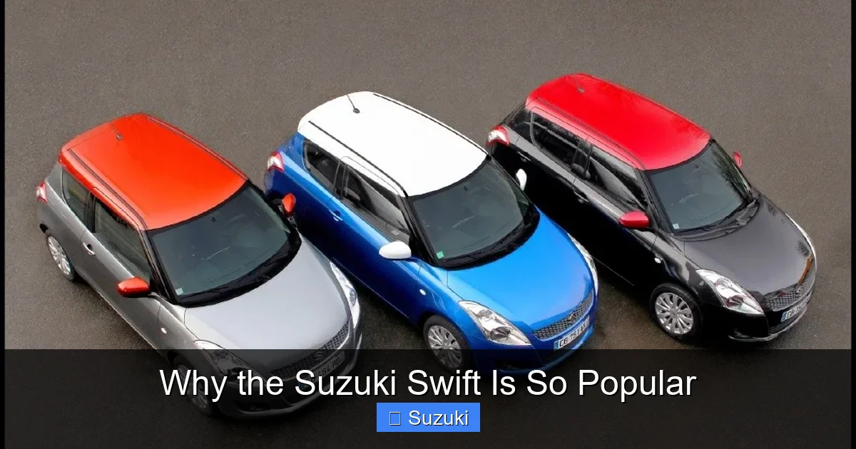 Why the Suzuki Swift Is So Popular