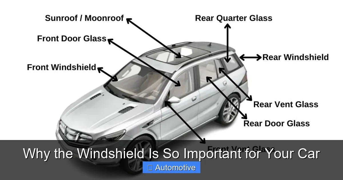 Why the Windshield Is So Important for Your Car