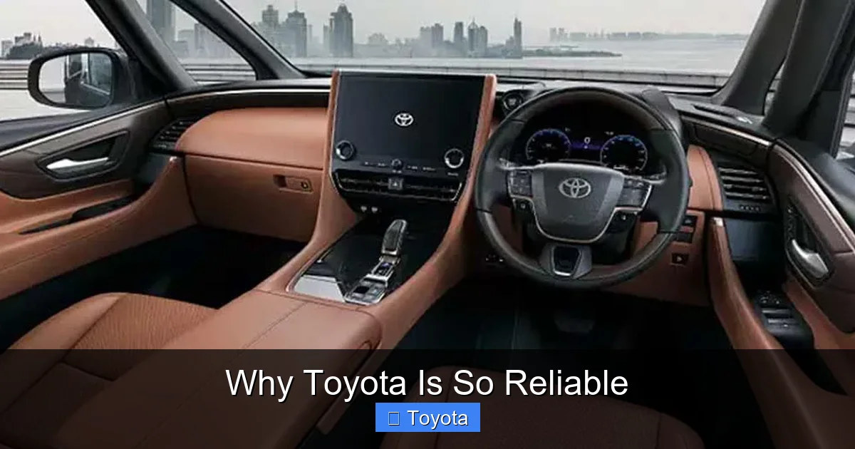 Why Toyota Is So Reliable