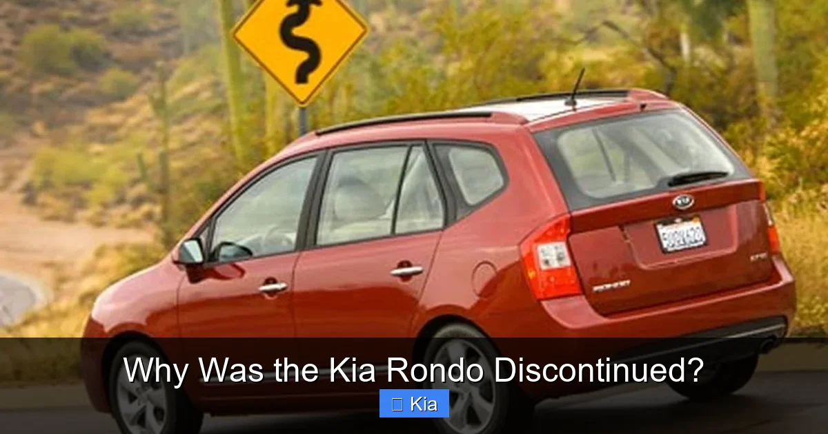 Why Was the Kia Rondo Discontinued?