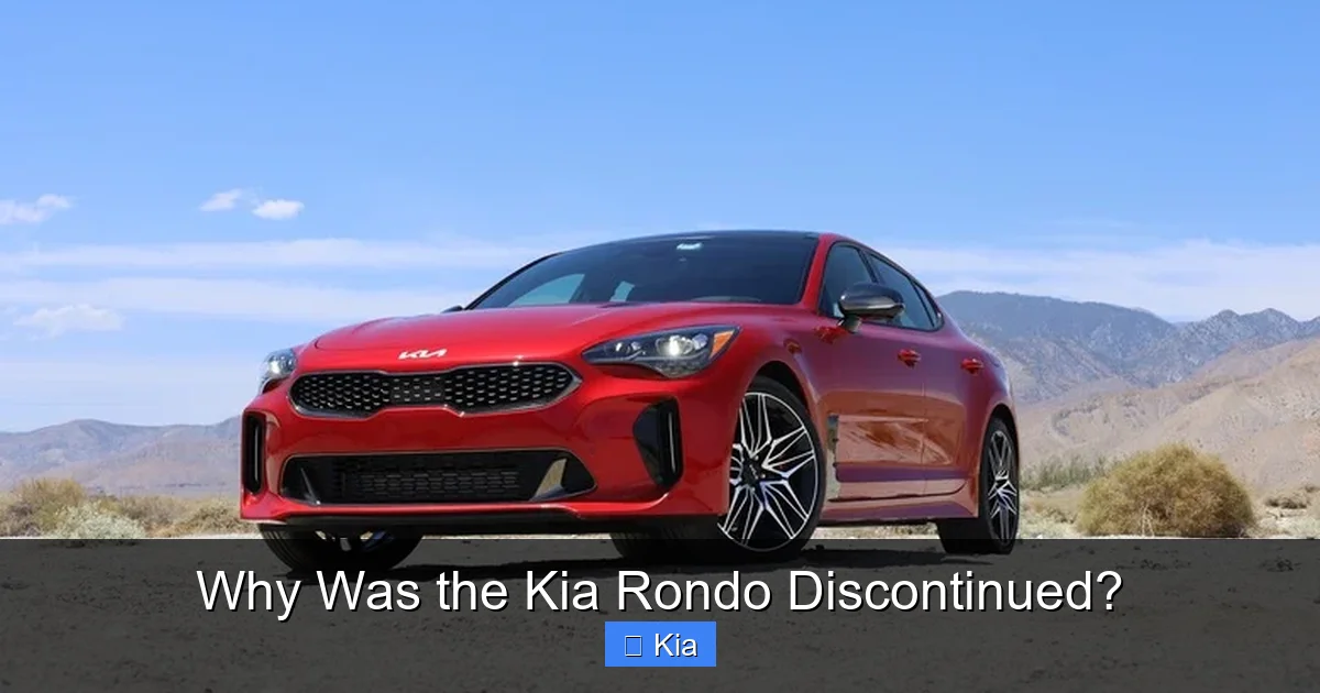 Why Was the Kia Rondo Discontinued?