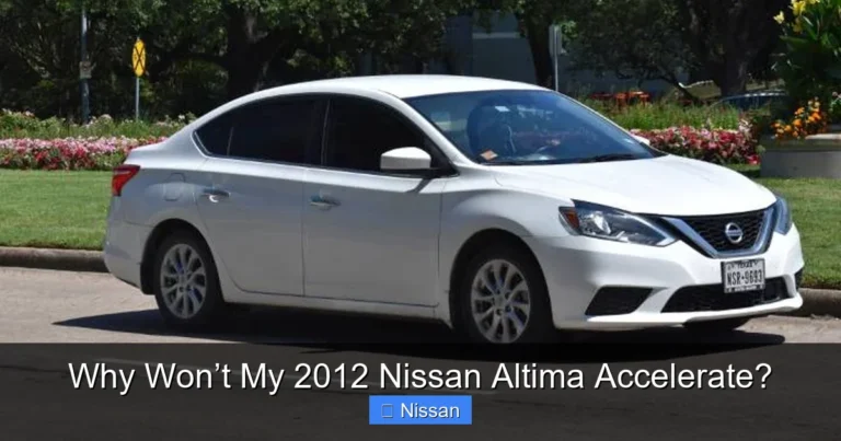 Why Won’t My 2012 Nissan Altima Accelerate?