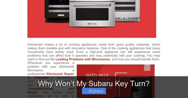 Why Won’t My Subaru Key Turn?