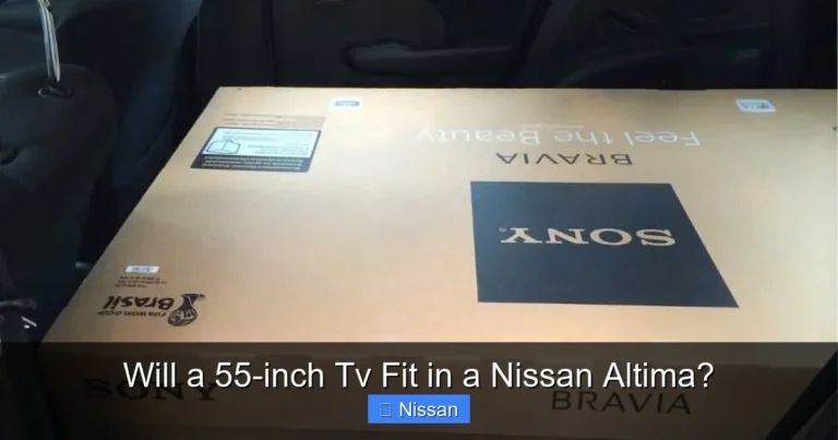 Will a 55-inch Tv Fit in a Nissan Altima?